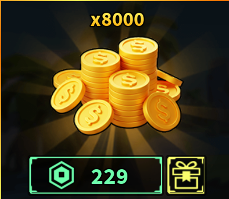 Coin package x8000